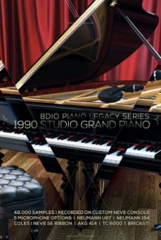 8Dio 1990 Studio Grand Piano KONTAKT screenshot