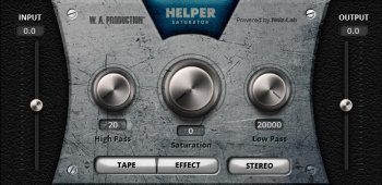 W.A. Production - Helper Saturator Au/Vst/Vst3 Mac/Pc screenshot