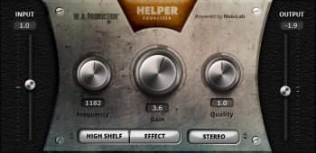 W.A Production - Helper Equalizer Au/Vst/Vst3 Mac/Pc screenshot