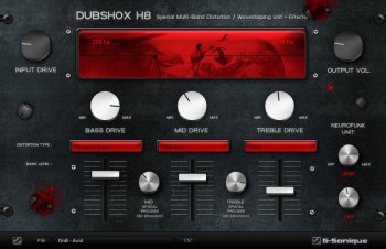 G-Sonique DUBSHOX Multi-Band Distortion X86 WiN screenshot