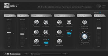 G-Sonique Mid-Side Harmonic Vitaliser X86 WiN screenshot