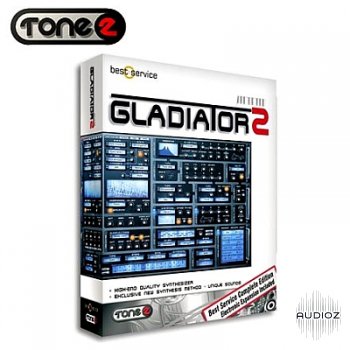 Tone2 - Gladiator 2.3 VSTi X86 macOS screenshot