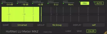 HoRNet LU Meter MK2 v2.1.1 WiN-MOCHA screenshot
