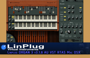 Linplug ORGAN 3 v3.1.8 AU VST RTAS Mac OSX screenshot