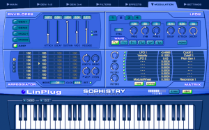 Sophistry TropiX skin by Kook - For Linplug Sophistry v3.0.8 screenshot