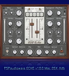 PSPaudioware ECHO v1.0.0 Mac OSX-Xdb screenshot