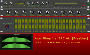 Axel Plug-Ins VOCAL COMPRESSOR & EQ & Analyzer AU MAC screenshot