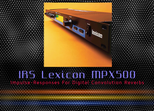 IRS Lexicon MPX500 ( Impulse - Responses ) screenshot