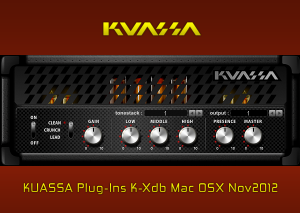 KUASSA Plug-Ins K-Xdb Mac OSX Nov2012 screenshot