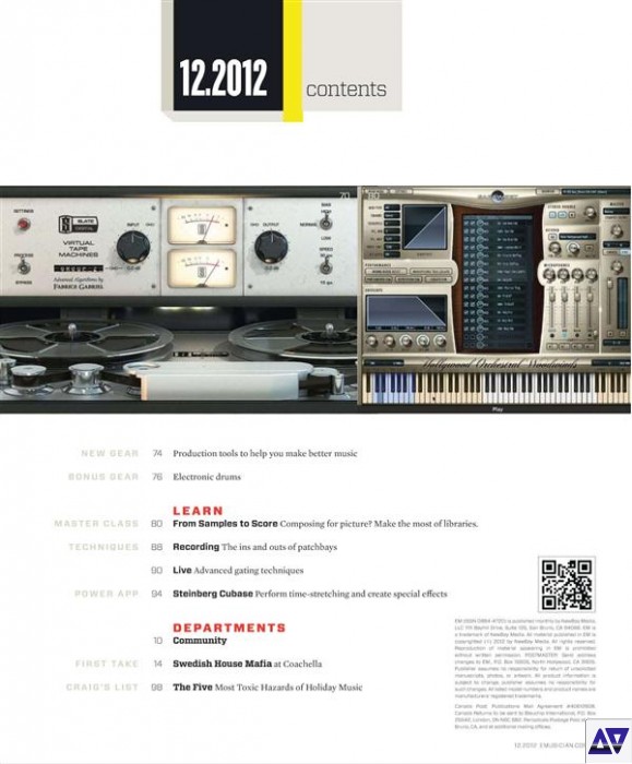 Electronic Musician - December 2012 screenshot