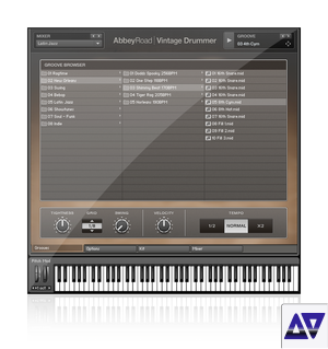 Native Instruments Abbey Road Vintage Drummer KONTAKT screenshot Native Instruments Abbey Road Vintage Drummer KONTAKT screenshot