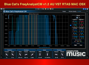 Blue Cat's FreqAnalystCM v1.2 AU VST RTAS MAC OSX screenshot