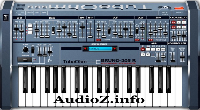 TubeOhm BRUNO-205 VSTi v1.41 screenshot
