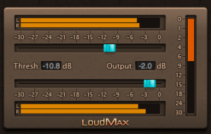 LOUDMAX v1.1.2 AU VST - Stereo-Mono incl. new skin by Cook screenshot