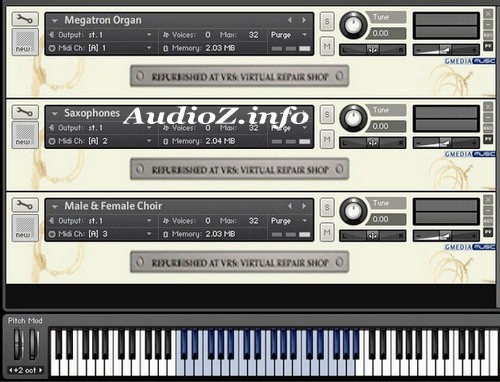 G-Media M-Tron Tapes Complete KONTAKT v5.1 DVDR screenshot G-Media M-Tron Tapes Complete KONTAKT v5.1 DVDR screenshot