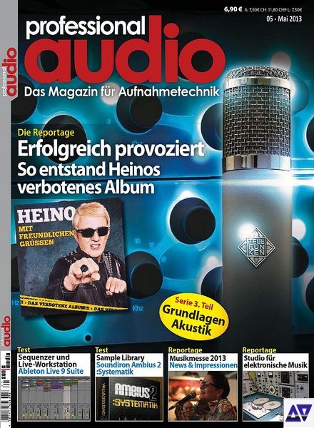Professional Audio Magazin Mai No 05 2013 screenshot
