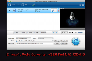Emicsoft Audio Converter v3.2.6 Ked MAC OSX-IND screenshot
