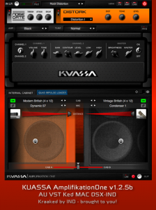 KUASSA AmplifikationOne v1.2.5b AU VST Ked MAC OSX-IND screenshot