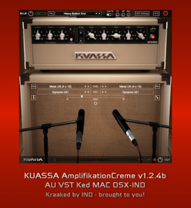 KUASSA AmplifikationCreme v1.2.4b AU VST Ked MAC OSX-IND screenshot