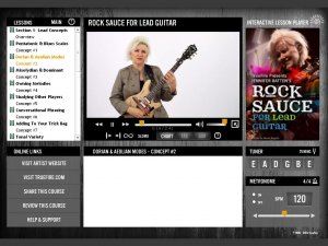 Truefire Jennifer Batten's Rock Sauce for Lead Guitar (2014) screenshot