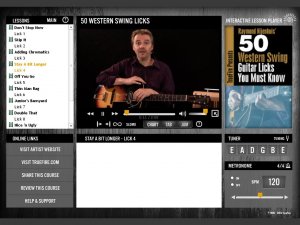 Truefire - Ray Nihenjuis' 50 Western Swing Licks You Must Know 2014 screenshot