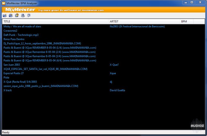 mixmeister bpm analyzer portable