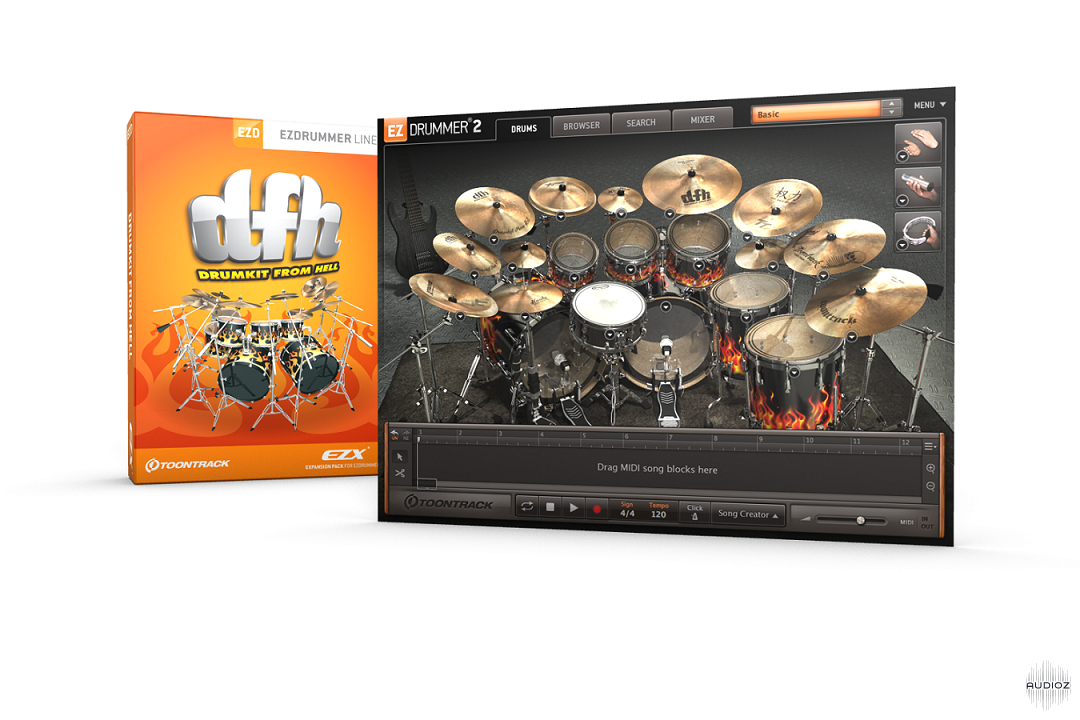 toontrack ezdrummer drumkit from hell