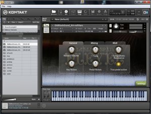 AcousticSamples Old Black Grand Piano Pleyel KONTAKT SCD screenshot