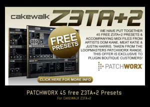 PATCHWORX 45 free Z3TA+2 Presets screenshot