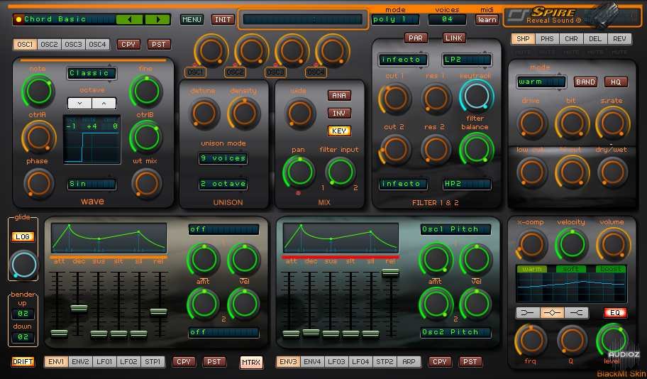 Gladiator vst. Spire VST. Синтезаторы VSTI Spire. Синтезатор Спайр. Reveal Sound — Spire v1.1.15.