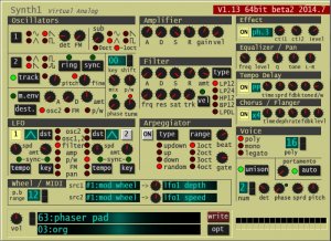 Synth1 1.13 Beta VST (MAC/WiN) x86/x64 screenshot