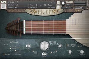 Cinematique Instruments Lute KONTAKT screenshot