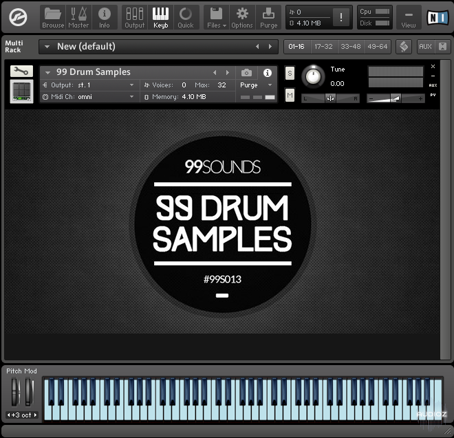 Download 99 Drum Samples - WAV / kONTAKT » AudioZ