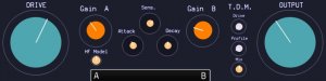 The Marauder Dynamic Distortion Vst Plug in (Beta) screenshot