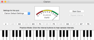 Clarion v2.1 Mac OS X screenshot