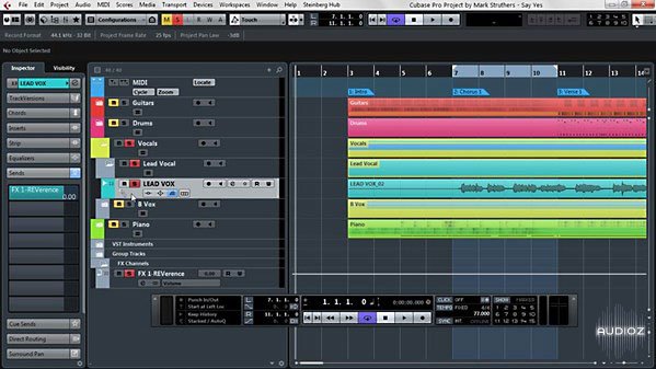 lynda up and running with cubase pro 8