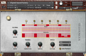 Digital Sound Factory Electronica Performance Synthesizer KONTAKT screenshot