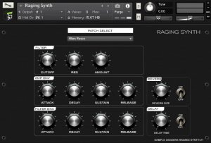 Sample Diggers - Raging Synth KONTAKT (free) screenshot