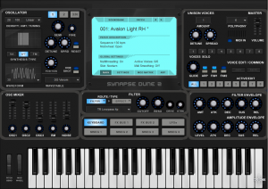 Synapse Audio Dune 2 Prophet VS Wavetables screenshot