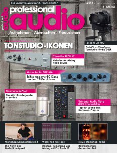 Professional Audio - Magazin für Aufnahmetechnik Juni 06/2015 screenshot