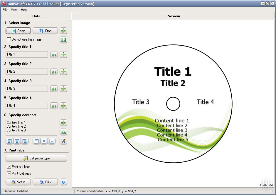 Download Ronyasoft Cd Dvd Label Maker V3 01 30 Primus Audioz