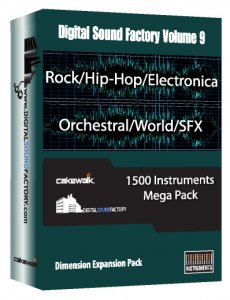 Cakewalk Dimension LE and PRO Vol.09 1500 Instruments Mega Expansion Pack WiN MAC screenshot