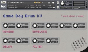 Game Boy Drum Kit KONTAKT (free) screenshot