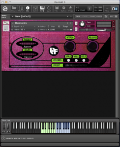 Harmonics 1.0 - Kontakt 5.2.1 (Piano Pad) Vstoff screenshot