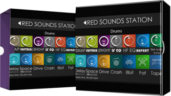 Red Sounds Station Drums KONTAKT-DISCOVER screenshot