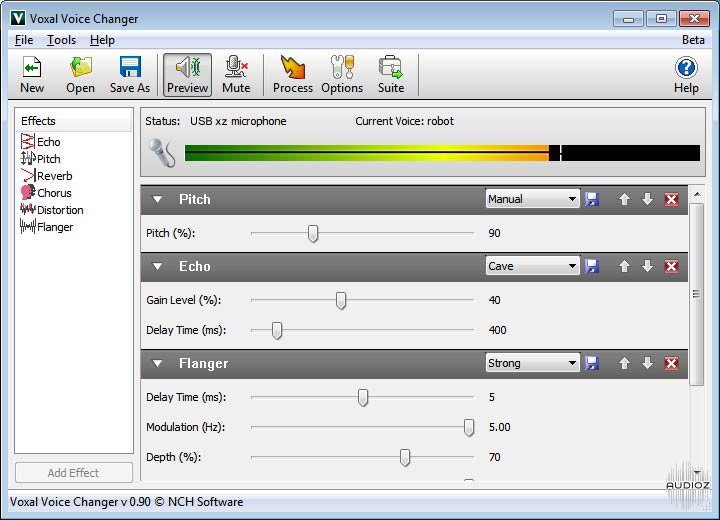 nch software voxal voice changer