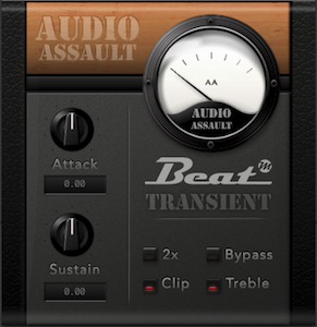 Audio Assault Transient BE WiN screenshot Audio Assault Transient BE WiN screenshot