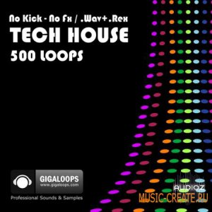 Giga Loops 500 Tech House Loops WAV REX-P2P screenshot