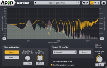 Acon Digital DeFilter v1.0.2 WiN/MAC screenshot