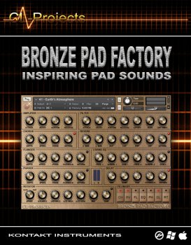 Sampleism CL-Projects Bronze Pad Factory Inspiring Pad Sounds KONTAKT-KRock screenshot